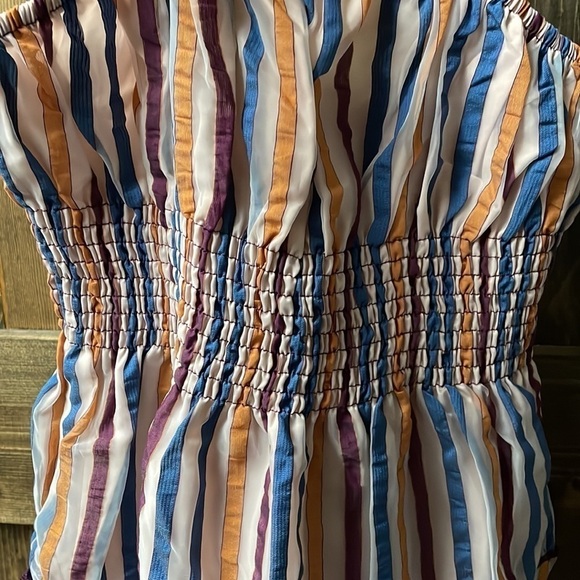 TULAROSA Ingrid Dress In Navy Multi - Picture 11 of 15